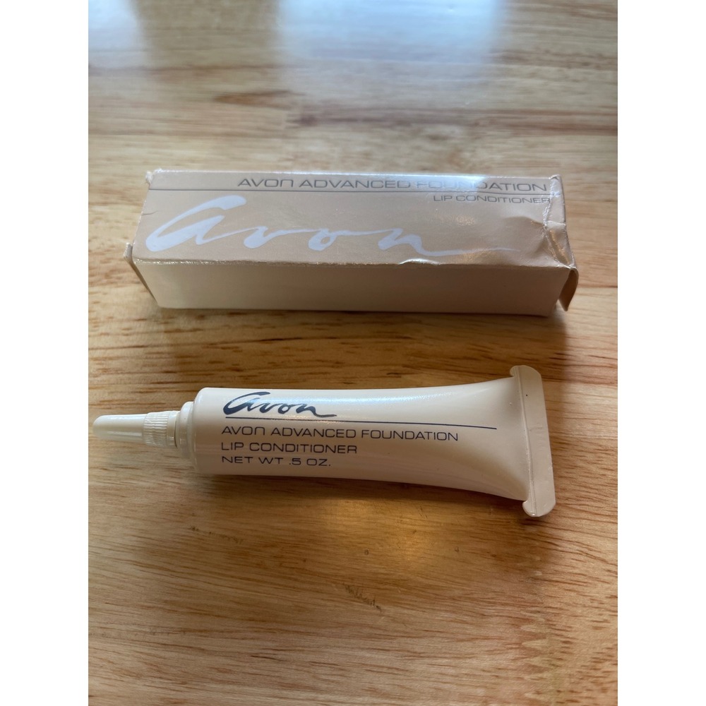 Avon Advanced Foundation Lip Conditioner Vintage 0.5 oz Fragrance Free Cream New
